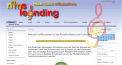 Desktop Screenshot of mhsleonding.at