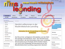 Tablet Screenshot of mhsleonding.at